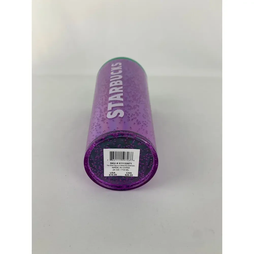 Starbucks Summer 2022 Back To School Purple Bubble Emoji Lid 24 Oz Venti Tumbler